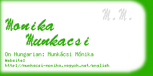 monika munkacsi business card