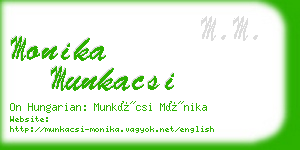 monika munkacsi business card